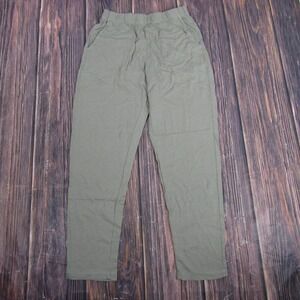 MATE Pants Womens XS Green Tencel Organic Cotton Lounge Joggers Elastic Waist